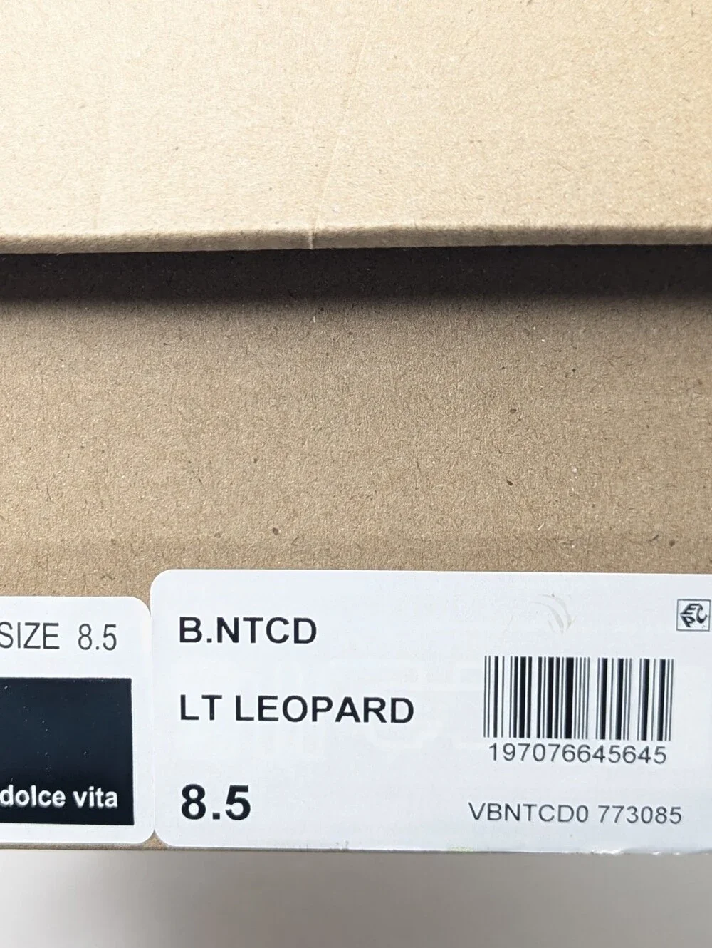 Dolce Vita B.NTCD Retro Sneakers Light Leopard Women's 8.5